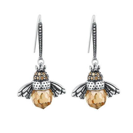 Boucles d'oreilles abeille danseuse