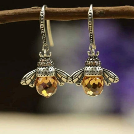 Boucles d'oreilles abeille danseuse