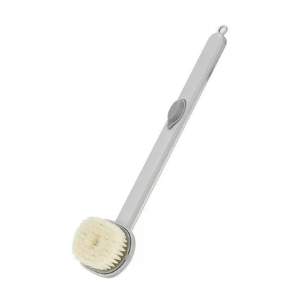 Brosse de massage et de nettoyage à long manche pour la douche et le bain