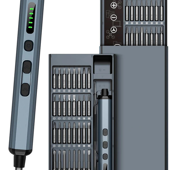 Tournevis Électrique de Précision 68 en 1 - Kit de Réparation Sans Fil