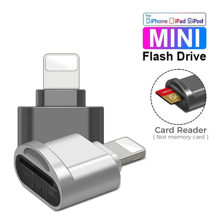 MINI Lecteur de Carte SD pour iPhone et iPad