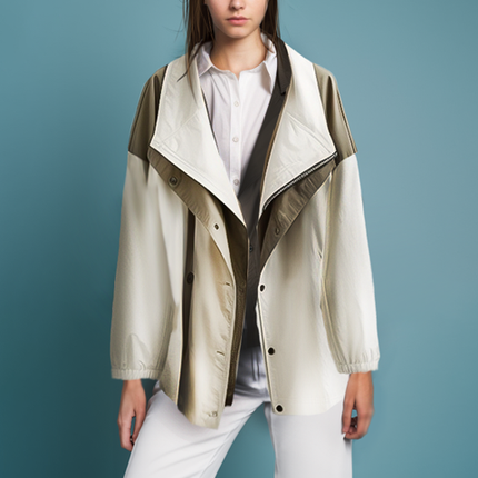 Parka Coupe-vent Design - Femme