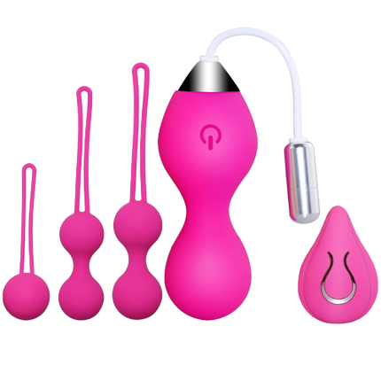 TRIO KEGEL - Kit de boules de Geisha & Vibro