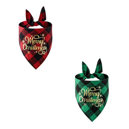 Lot de 2 Bandanas de Noël