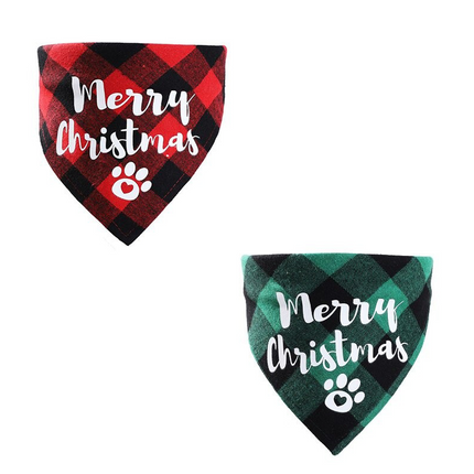 Lot de 2 Bandanas de Noël