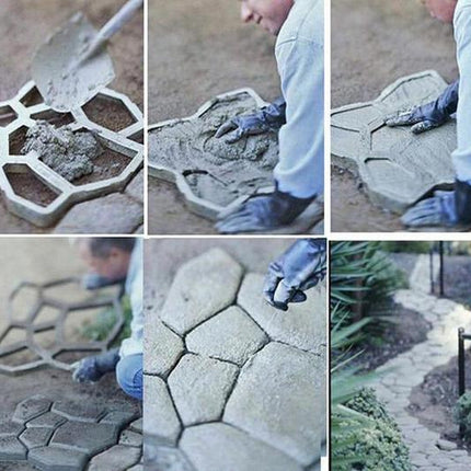 Moule pavé béton - Carrelage de jardin