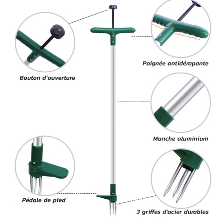 Désherbeur manuel anti mauvaise herbe