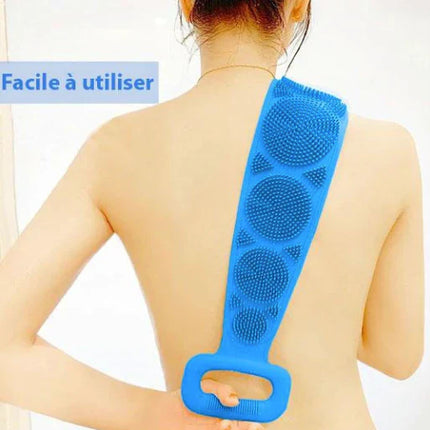 Brosse exfoliante en silicone