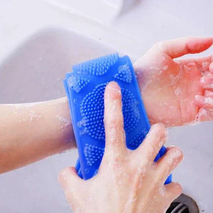 Brosse exfoliante en silicone