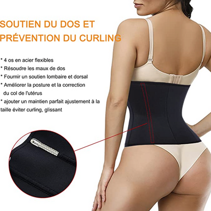 Ceinture corset de sudation amincissante et sculptante