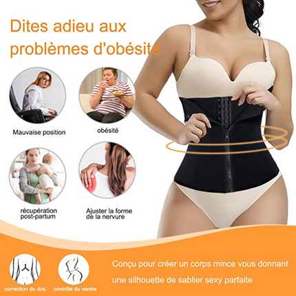 Ceinture corset de sudation amincissante et sculptante