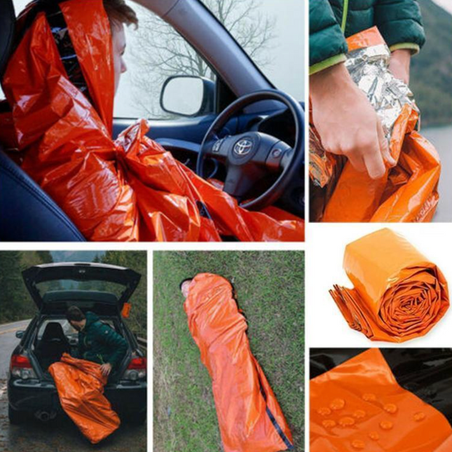 Sac de couchage d'urgence waterproof