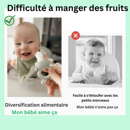 Lot de 3 Tétines grignoteuses à fruits