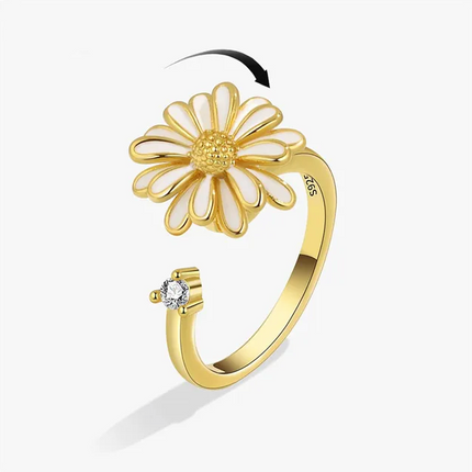 Bague d'anxiété ajustable pour femme