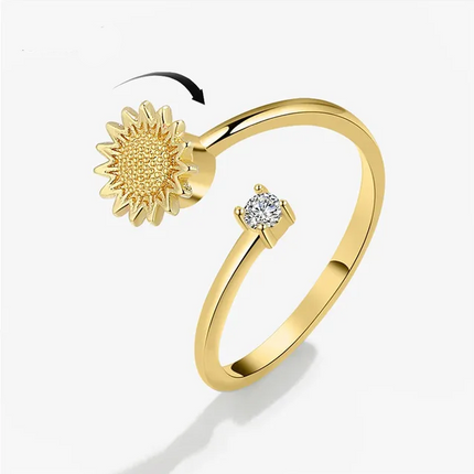 Bague d'anxiété ajustable pour femme