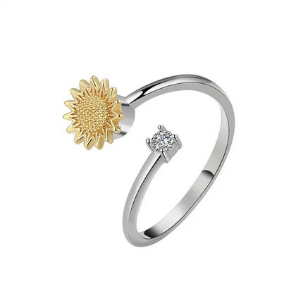 Bague d'anxiété ajustable pour femme