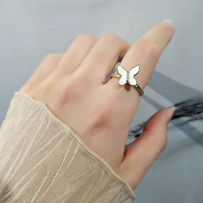 Bague d'anxiété ajustable pour femme