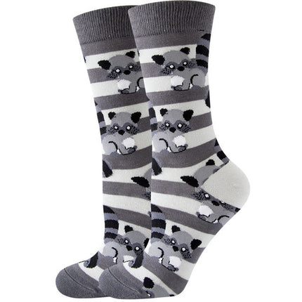 Lot de 2 Paires de chaussettes animaux