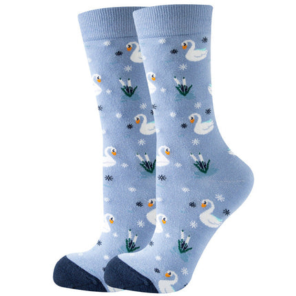 Lot de 2 Paires de chaussettes animaux