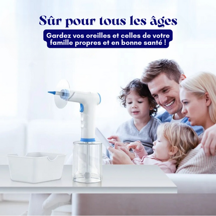 Ear'Cleaner - Nettoyeur Irrigateur d'oreilles électrique 4 modes