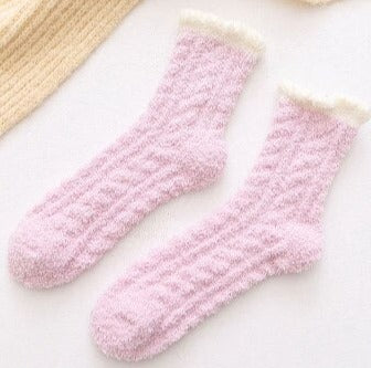 Lot de 5 Paires de Chaussettes Fluffy