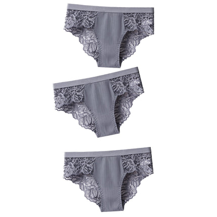 Lot de 3 Culottes Sexy en Dentelle