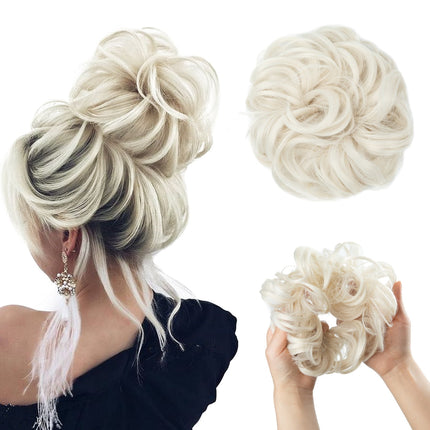 Chouchou effet faux chignon décoiffé