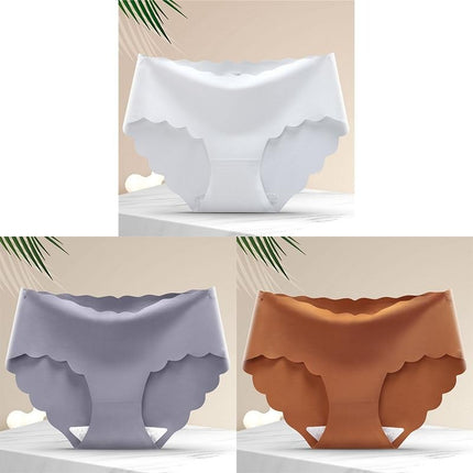 Lot de 3 Culottes sans coutures et élastiques