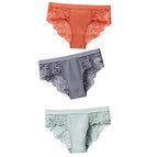 Orange/Vert d'eau/Gris / L / 3pcs