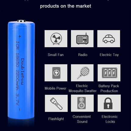 Pile 18650 Rechargeable - 2200MAH