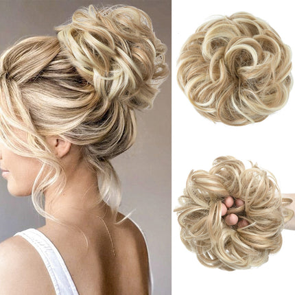 Chouchou effet faux chignon décoiffé