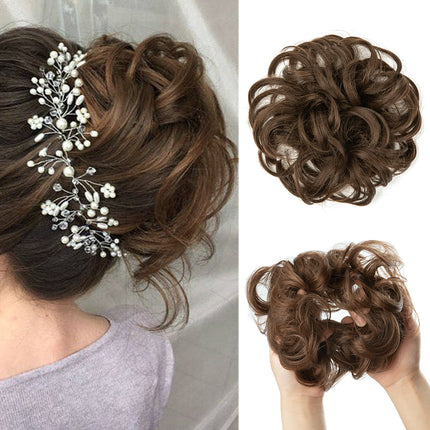 Chouchou effet faux chignon décoiffé