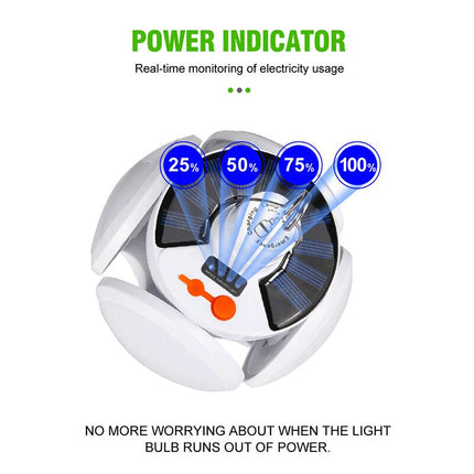 Boule solaire pliable LED