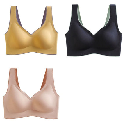 Lot de 3 brassières seconde peau en latex