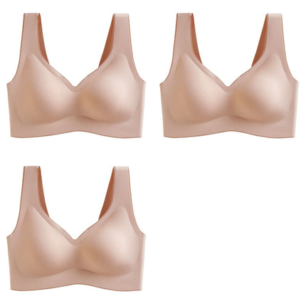 Lot de 3 brassières seconde peau en latex