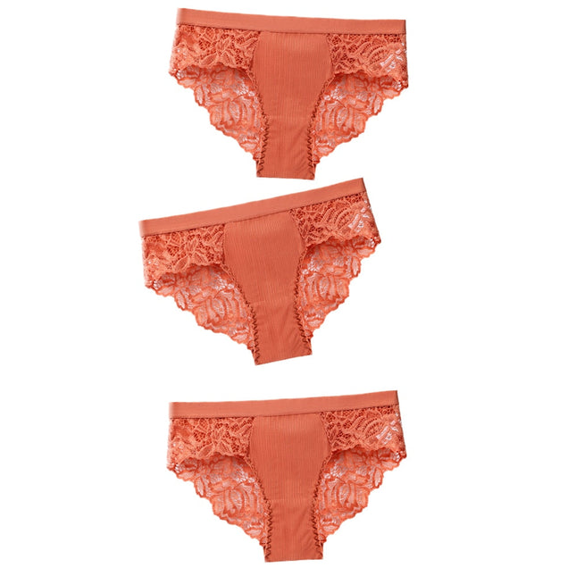 Lot de 3 Culottes Sexy en Dentelle