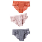 Orange/Rose/Gris / L / 3pcs