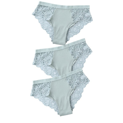 Lot de 3 Culottes Sexy en Dentelle