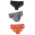 Noir/Gris/Orange / L / 3pcs