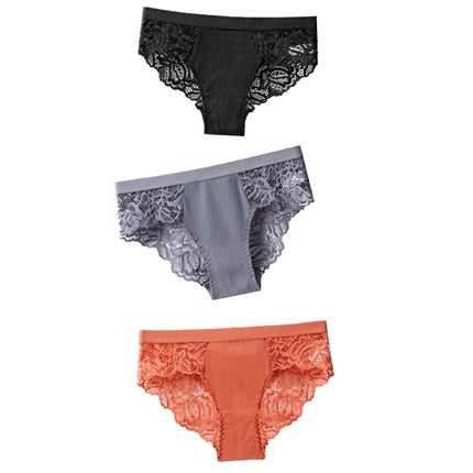 Lot de 3 Culottes Sexy en Dentelle