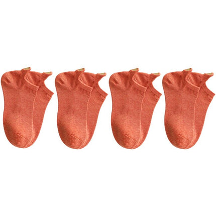 Lot de 4 Paires de Chaussettes Petits Coeurs