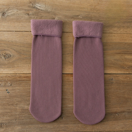 3x Paires de chaussettes d'hiver molletonnées