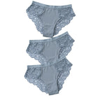 3x Bleu Gris / L / 3pcs