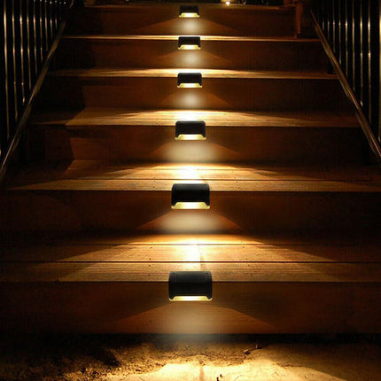 8x Lampe LED solaire pour escaliers - SOLARIS RX8