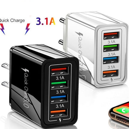 Chargeur 4 Ports USB - Rapidité +