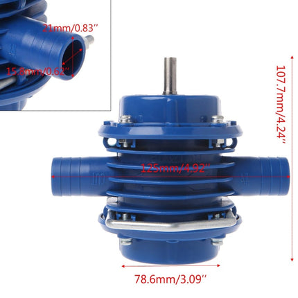 Pompe à eau auto-aspirante pour perceuse