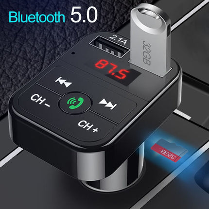 Transmetteur FM Bluetooth + double ports USB