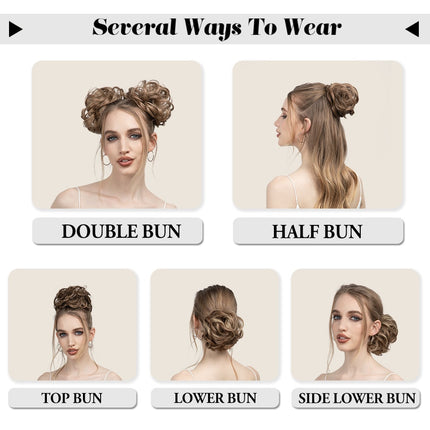 Chouchou effet faux chignon décoiffé