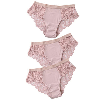 Lot de 3 Culottes Sexy en Dentelle