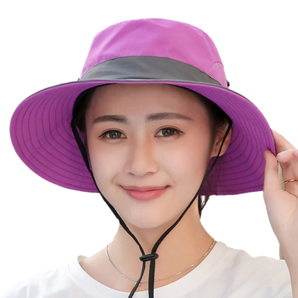 Chapeau anti-UV pliable pour femme